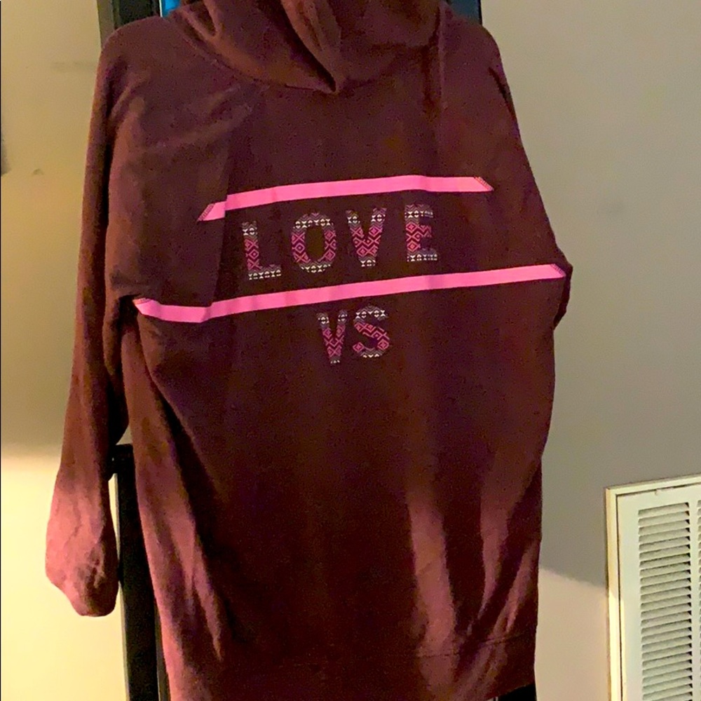 Pink hoodie